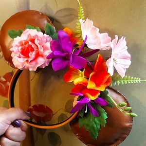 Handmade Disney Inspired Tropical Minnie Ears